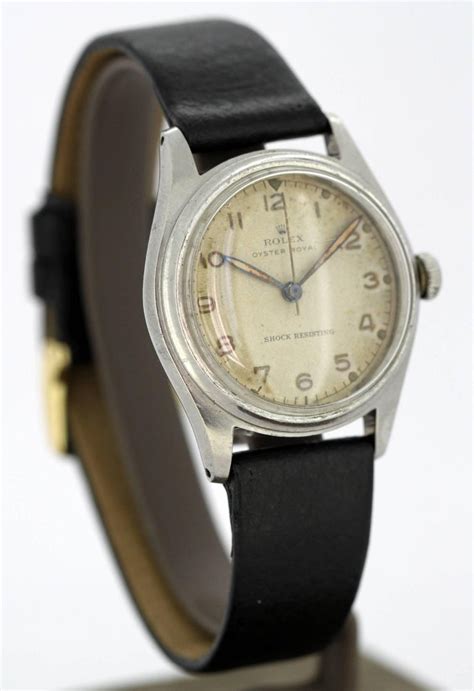 Rolex, a gentleman's steel wristwatch, Model: Victory, circa 1940,